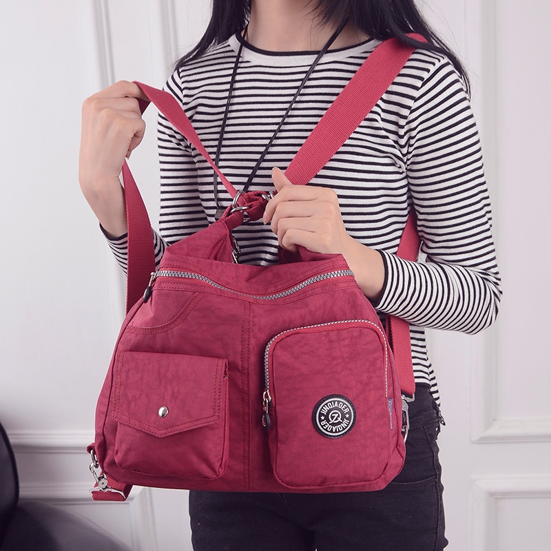femmes sac Double sac à bandoulière sacs à main de créateur de en Nylon femme sac à main bolsas sac a main