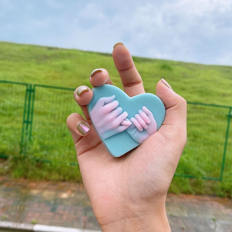 3D Love Heart Shaped Silicone Soap Mold DIY Cake Candel Chocolate Soap Mold Mould Fondant Sugar Art Tools For Soap Making