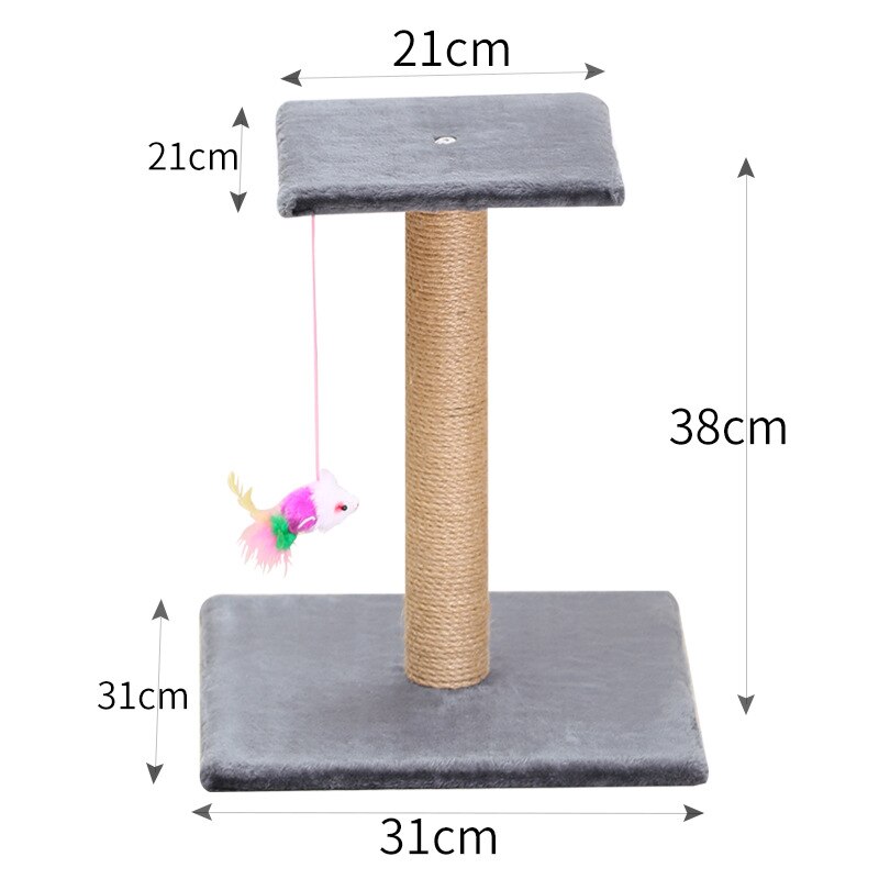 Cat Tree Sisal Rope Climbing Frame Cats Scratching Post Toys Detachable Cat Tree For Cats Kitten Grinding Claw