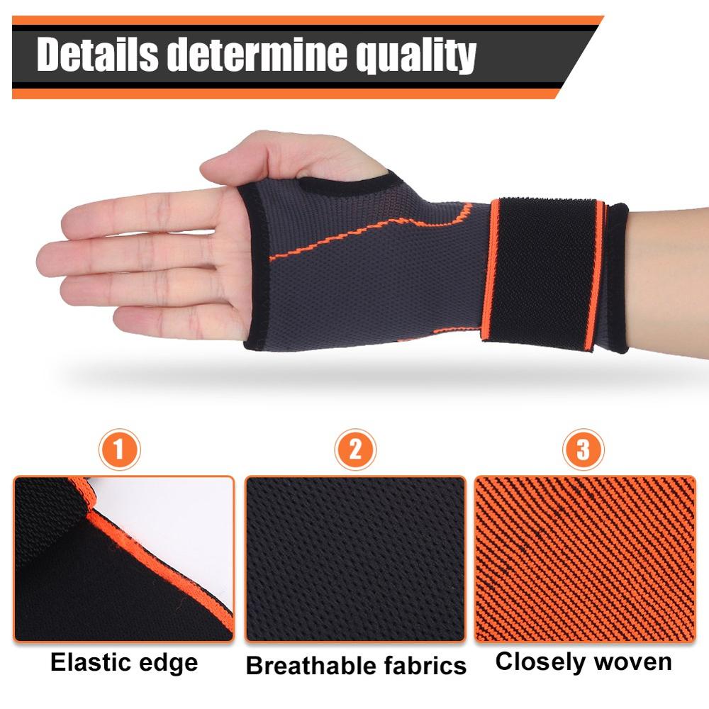 Adjustable Wristband Wrist Wrap Gym Boxing Wrist Support Brace Wrist Support Wrap Protector With Thumb Loop