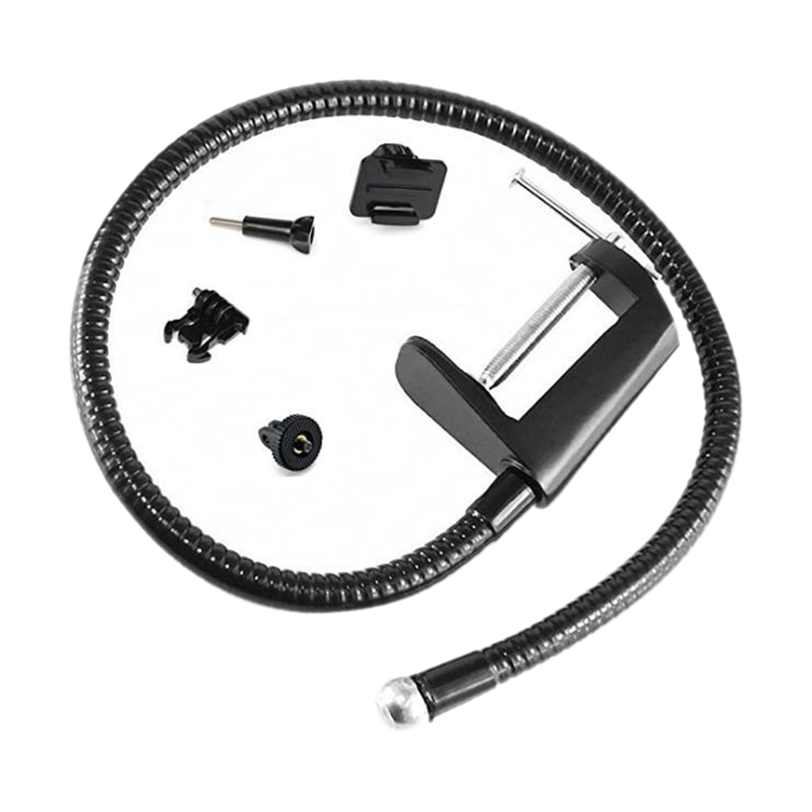 Bureau réglable Webcam Support Caméra Téléphone Support De Téléphone Portable Pour Logitech 360 ° Bras Flexible Support de Bureau Avec pince 1/4 fileté