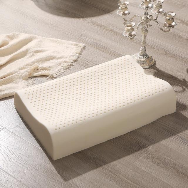 50 rena naturliga latex kuddar avhjälpande nacke skydda kotor hälsovård ortopedisk kudde långsam återhämtning: Gm-b lrj / 26 x 44cm
