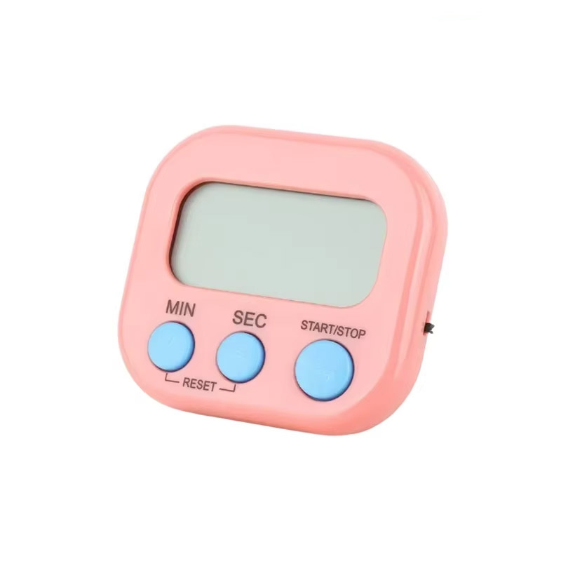 Multifunctional Magnetic Digital Timer Electronic Timer LCD Display Kitchen Baking Countdown Dormitory Learning Reminder: Bundle1