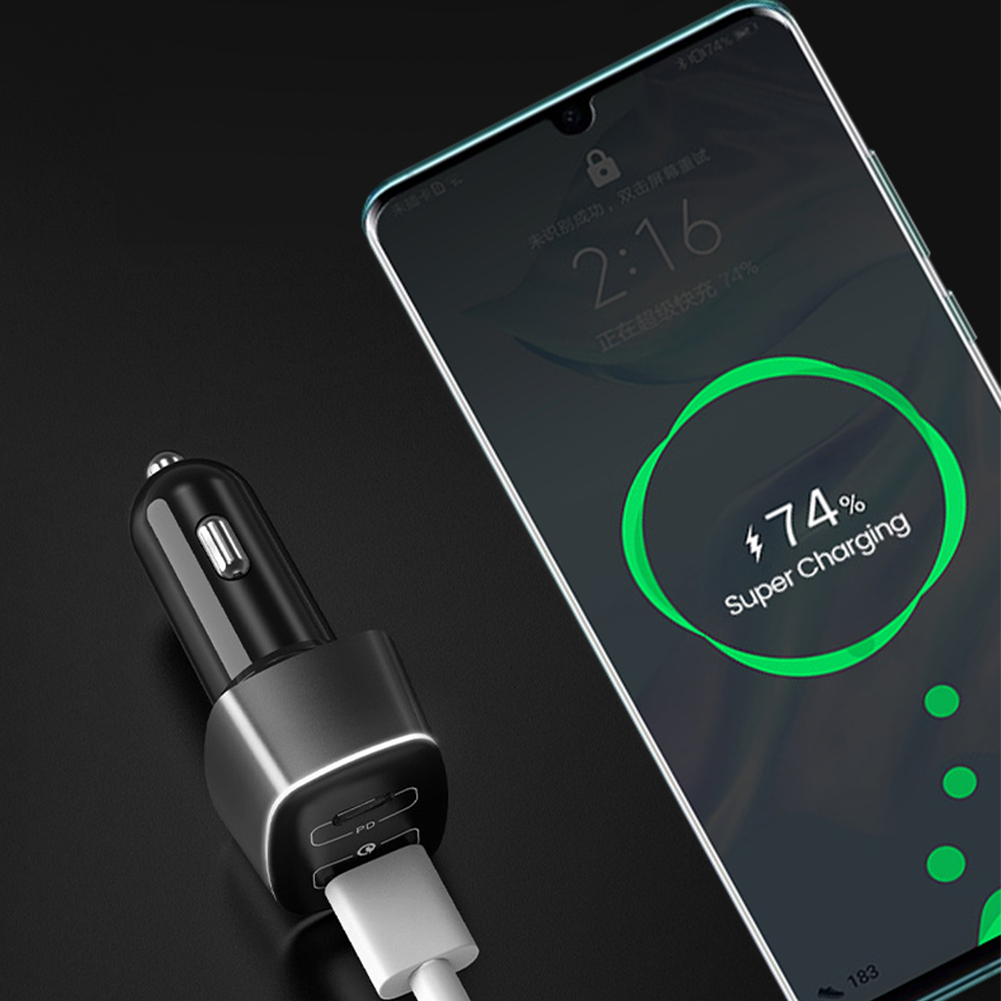 83w schnell-autoladegeräte usb-c  pd 65w 45w 30w 20w usb-a  qc3.0 autoladegeräte für xiaomi samsung typ-c ladegerät laptop tablet iphone 13