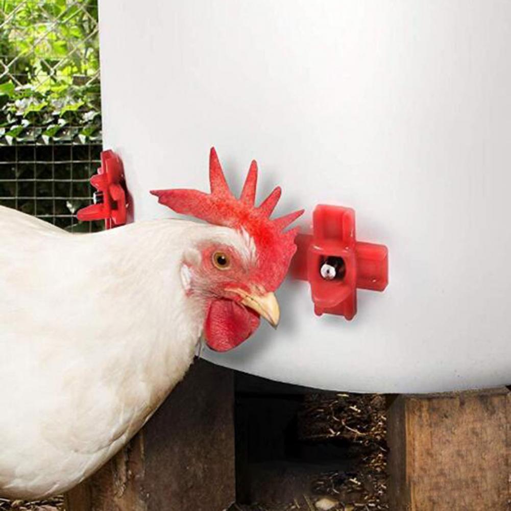 10 sztuk kurczak Waterer kury przepiórki ptaki miski robić picia woda kurczak pisklę poidło smoczkowe drób gospodarstwo rolne dziedziniec kieszonkowe dzieci