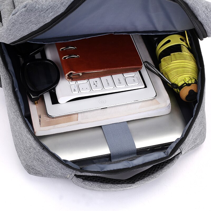 FengDong college student school backpack for boy male business travel laptop backpack usb big book bag backbag men school bag