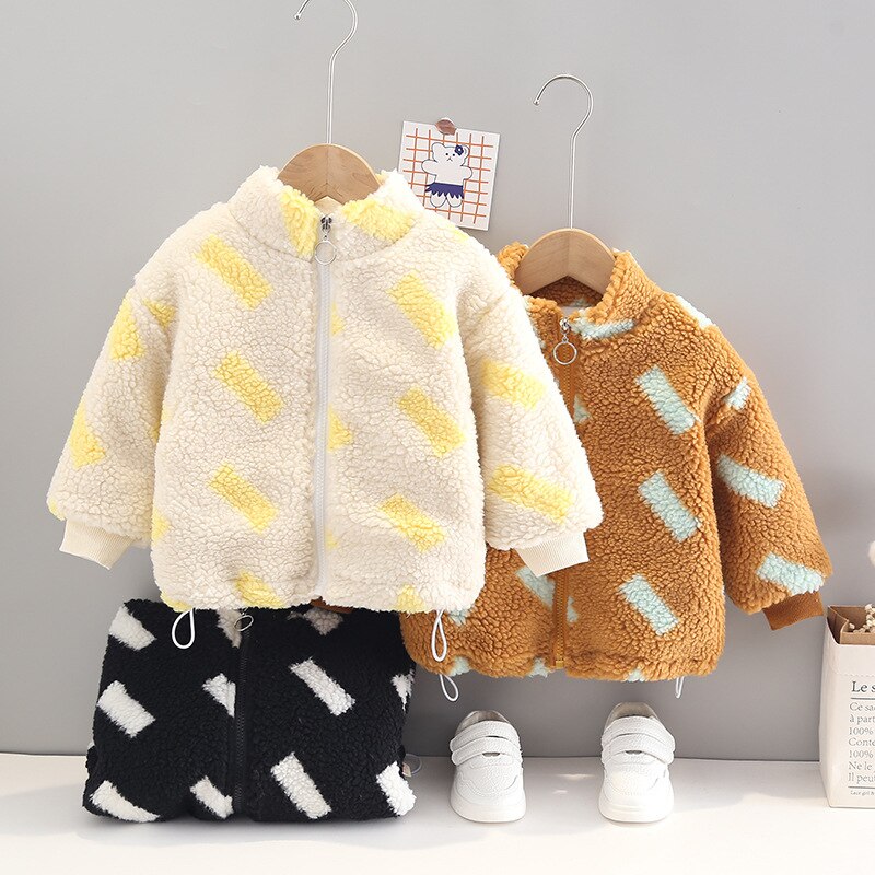 Meninos do bebê casacos de inverno da criança casual grosso casacos de veludo para bebe meninas infantil aquecer parkas crianças roupas quentes 2 anos