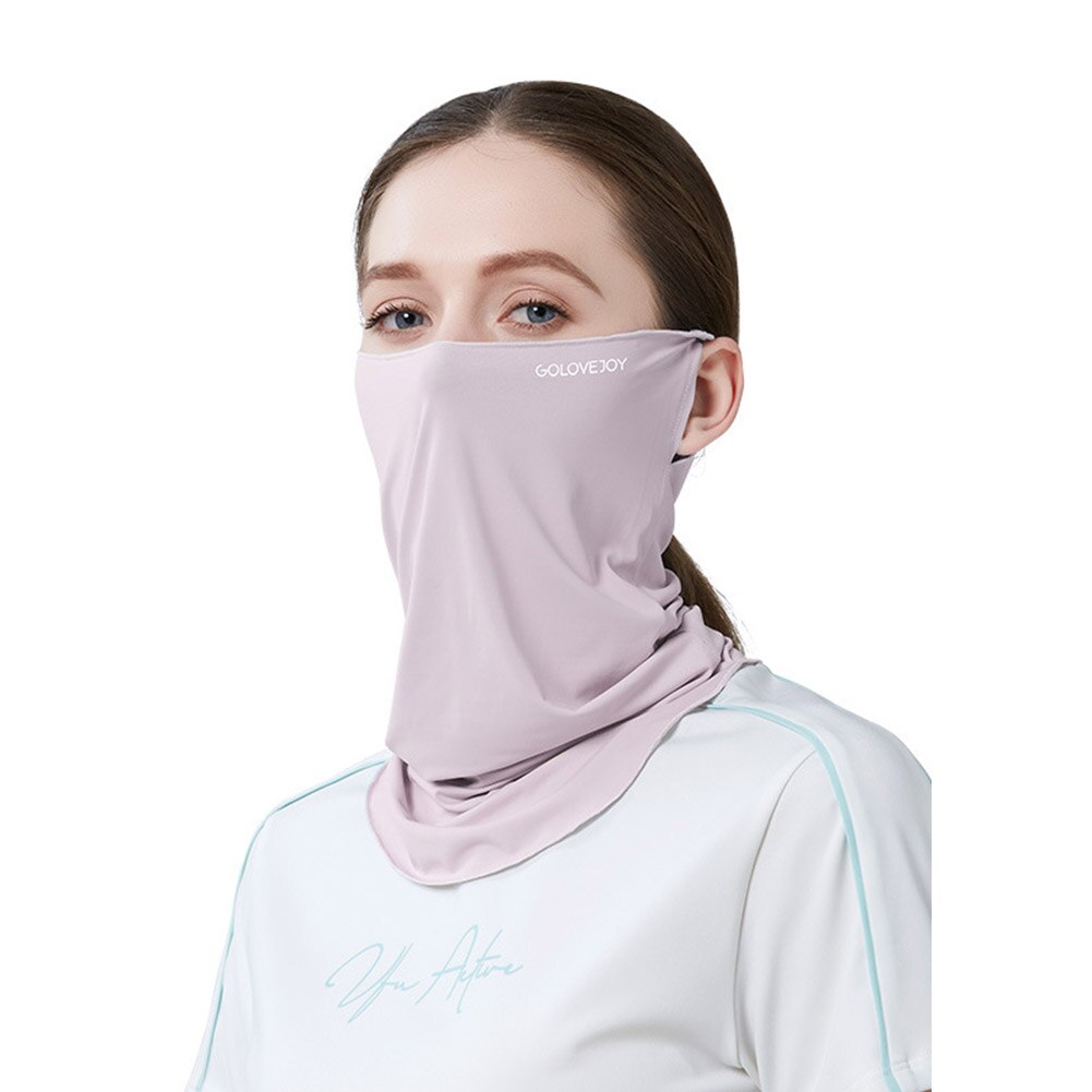 Sun Mask Female Neck Protection Sun Protection UV Protection Viscose Fiber Cold Feeling Hanging Ear Face Covering Mask Male TOA: VT