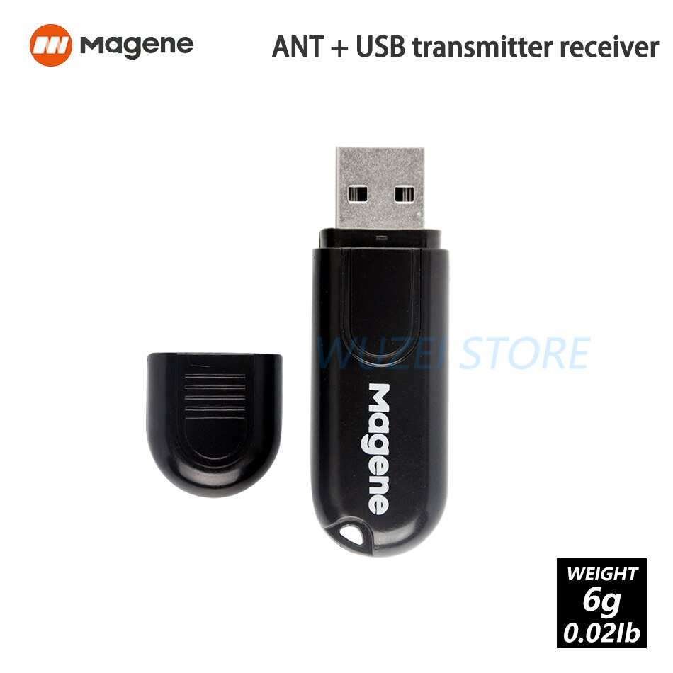 MAGENE ANT+ USB Transmitter Receiver Compatible Garmin Bicycle Computer USB ANT Stick Bluetooth Speed Cadence Sensor: Default Title