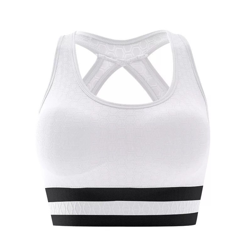 Chaleco de Yoga sin costuras para mujer, ropa deportiva para gimnasio, entrenamiento para correr, top transpirable de alto estiramiento, sin mangas: Blanco