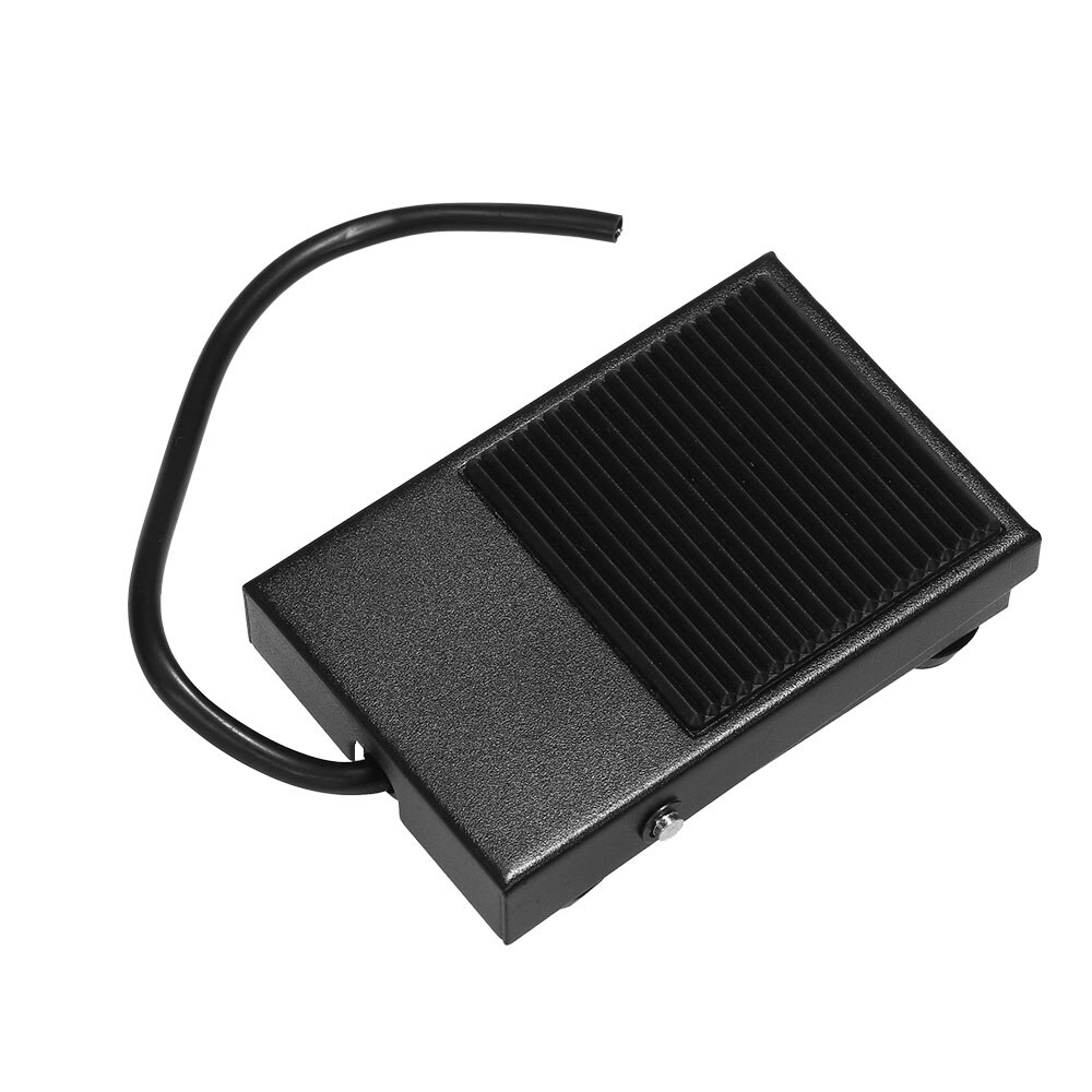 Zware Metalen Skidproof Voetpedaal Switch Treadle Voetschakelaar Momentary Control 3 Wire NO/NC Auto Reset Schakelaar