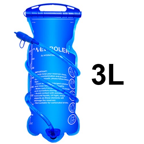 Wasser Tasche 1L 1,5 L 2L 3L Wasser blasiert Reservoir Trink Behälter Pack Lager Tasche BPA FREI Laufen Hydratation Weste Rucksack: Modell B 3L