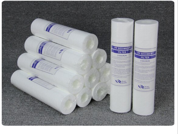 Real Haushalt Wasser Sediment Polypropylen Filter 10 &quot;1 Mikron Pp Wasser Ersatz Patrone Freies 3 teile/los