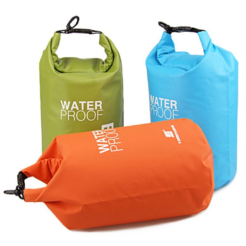 2L Camping Wandelen Pvc Waterzak Waterdichte Tas Camping Droge Zakken Outdoor Reizen Ultralight Rafting Waterdichte Tas-