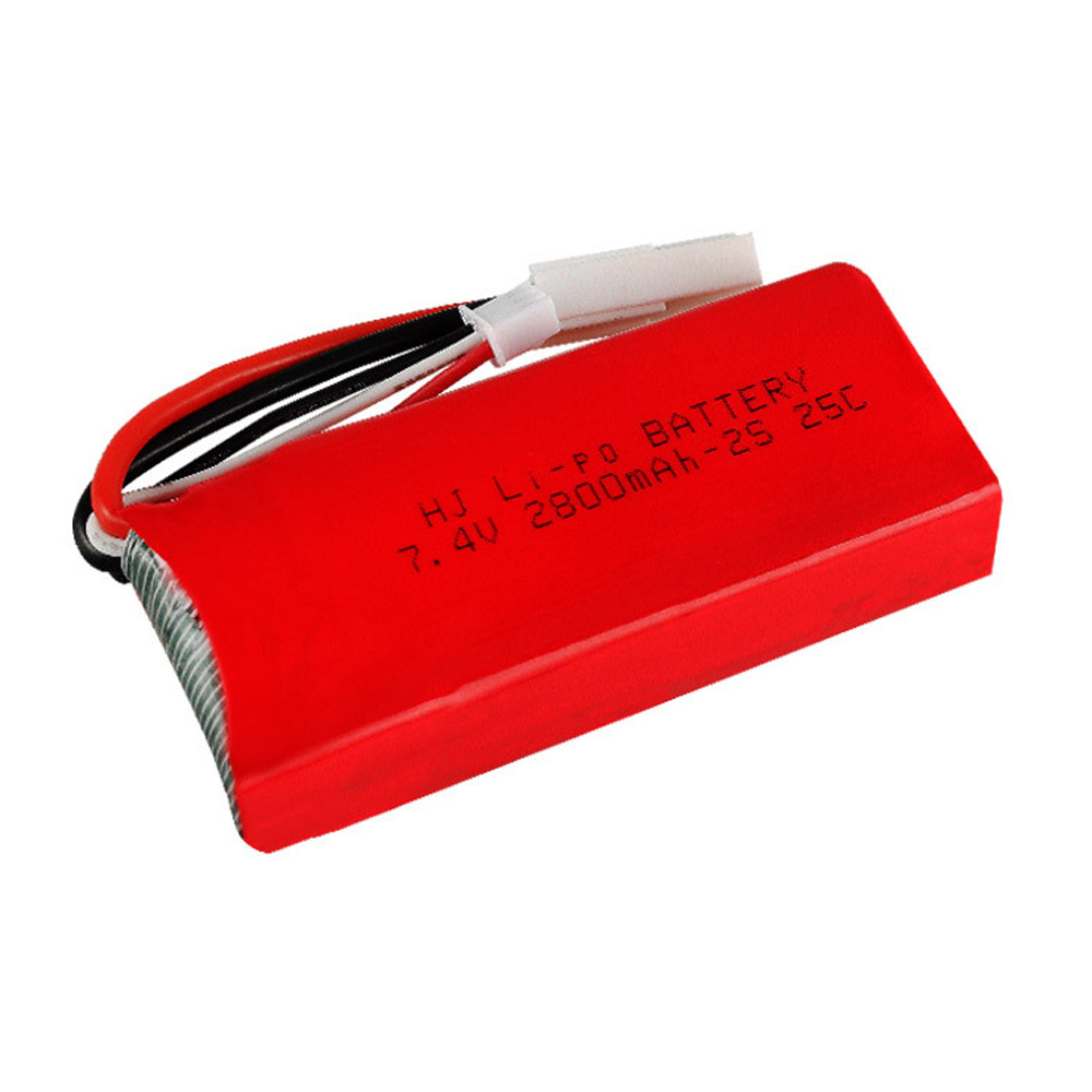 7.4V 2S 2800Mah Lipo Batterij Met Sm/Jst/EL-2P/T Plug Voor Feilun FT009 rc Speelgoed Boot Onderdelen 7.4V Hoge Capaciteit Lipo Batterij