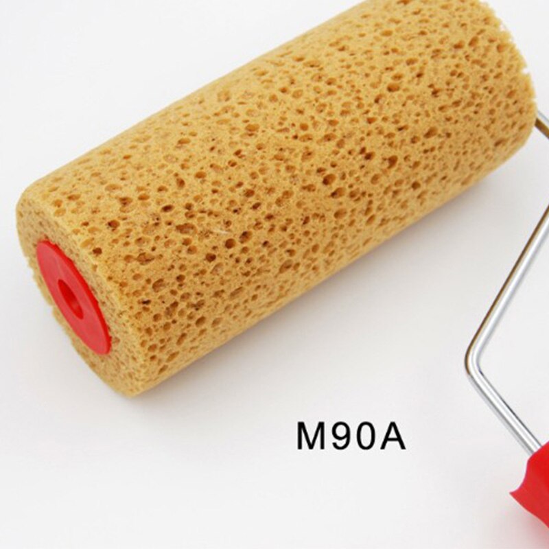 Verf Roller, Thuis Muur Textuur Patroon Decor Tool Plastic Handvat Spons Verf Roller, 7 Inch(M90A)