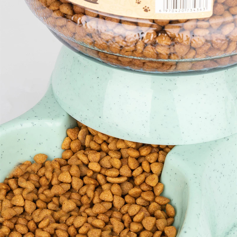Cuencos alimentadores para mascotas de gran capacidad, cuenco de comida para perros pequeños, dispensador automático de agua, cuencos para gatos, cuencos de alimentación para mascotas, cuenco de agua para beber