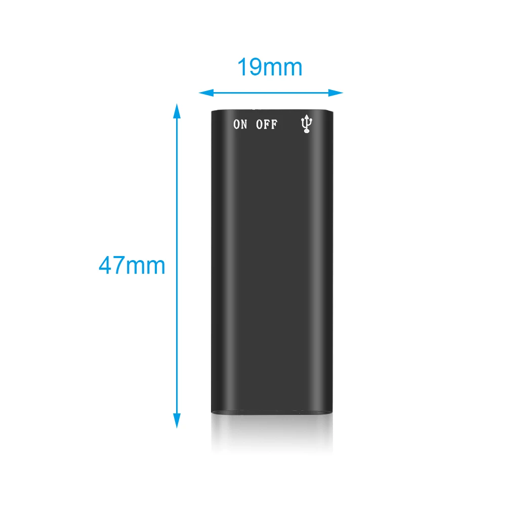 Mini USB Pen Voice Digital Audio Recorders with Earphone MP3 Players Large Memory Storage Audio Recorder for Study Meeting