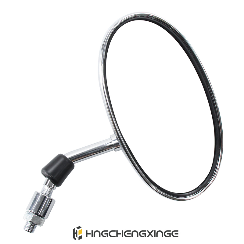 Achteruitkijkspiegel voor motorfietsen Vintage ovale spiegel Bromfietsen zijspiegel Hoge prestaties Universeel