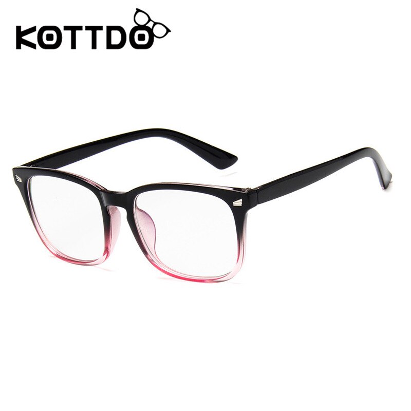 KOTTDO-gafas cuadradas clásicas para hombre y mujer, montura de plástico Retro, óptica, Uv400