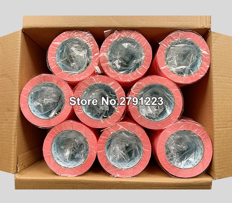 1 Roll 9 Sizes Pink Packing Tape Adhesive Tape Courier Box Sealing Tape Business Office Home Supplies