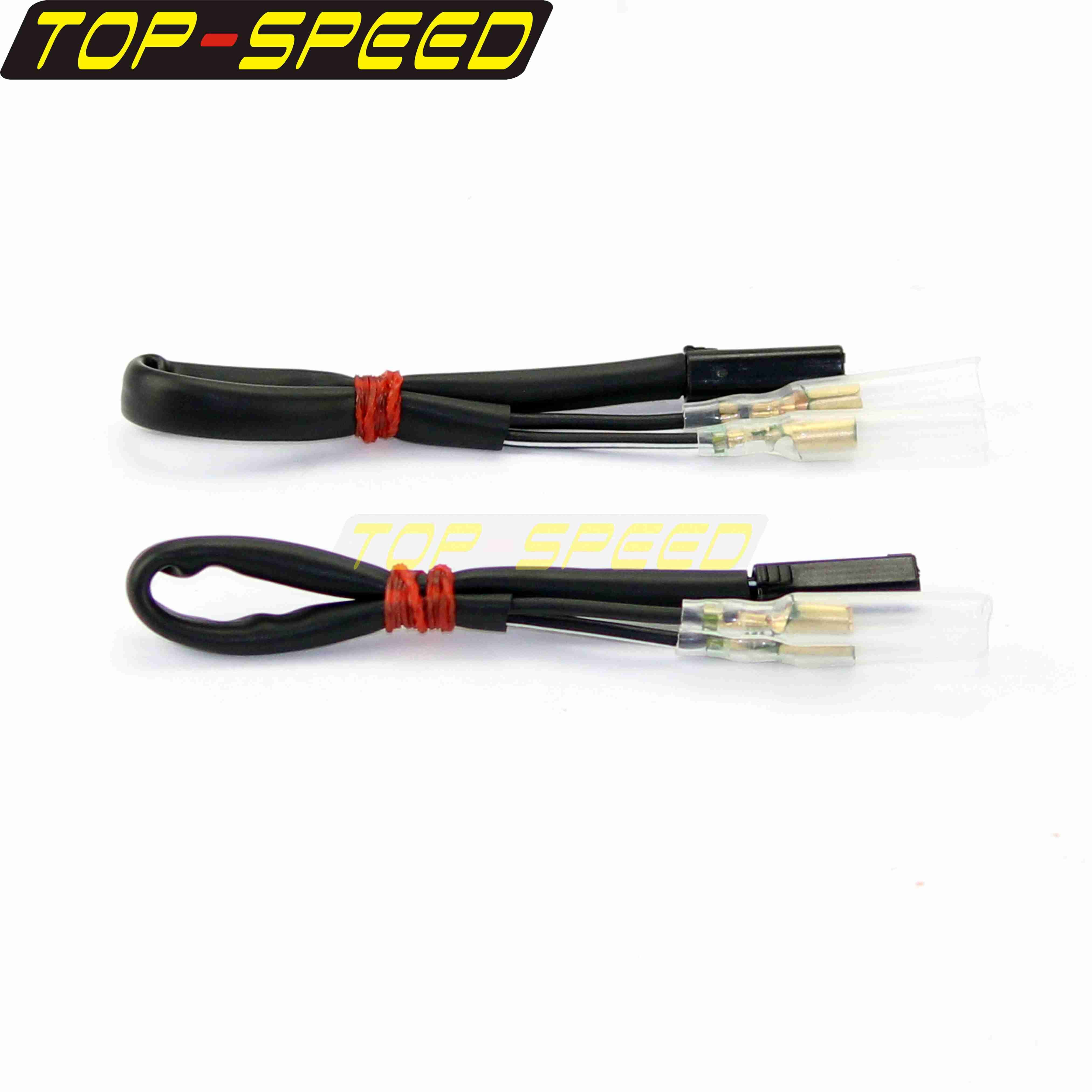 Adaptateurs de prise de fil de clignotant avant et arrière pour Suzuki, adaptateur de fils, connecteur de plomb, faisceau de câbles GSXR GSF SV DRZ TL