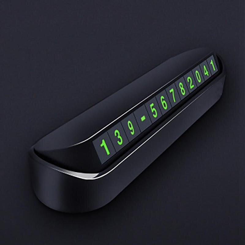 Car Temporary Stop Sign Telephone Number Plate For Car Moving Concealed Product