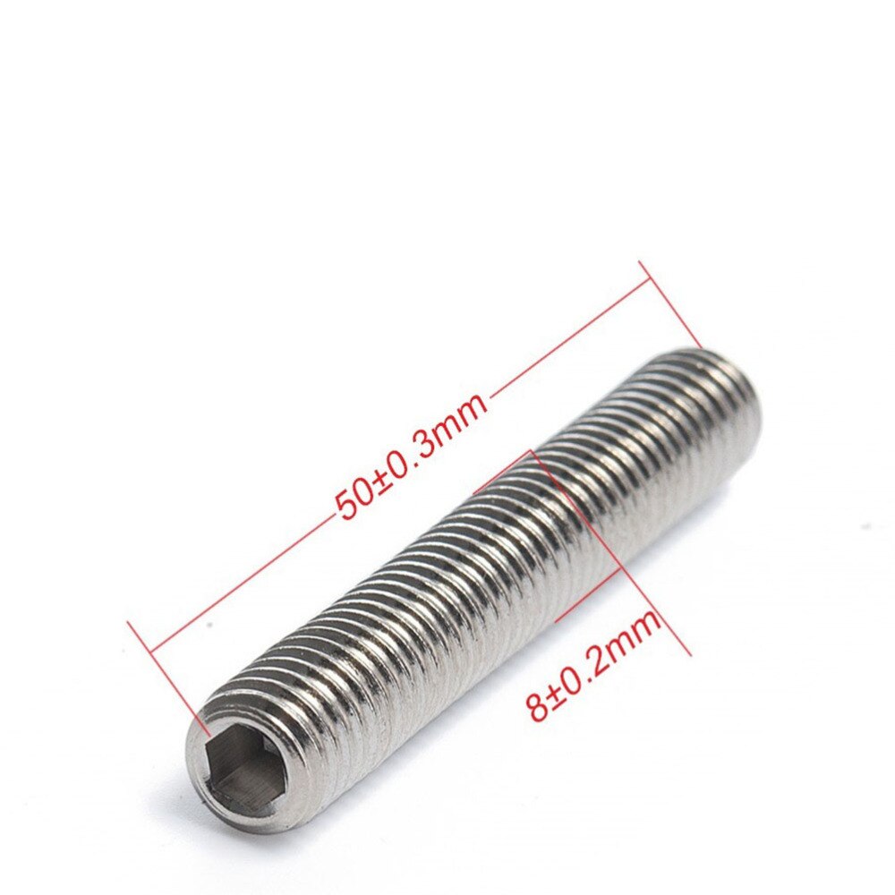 30pcs Stainless Steel Exhaust Manifold Stud Bolts Nuts Kit Car Accessories for Car Vehicle Auto (Silver)