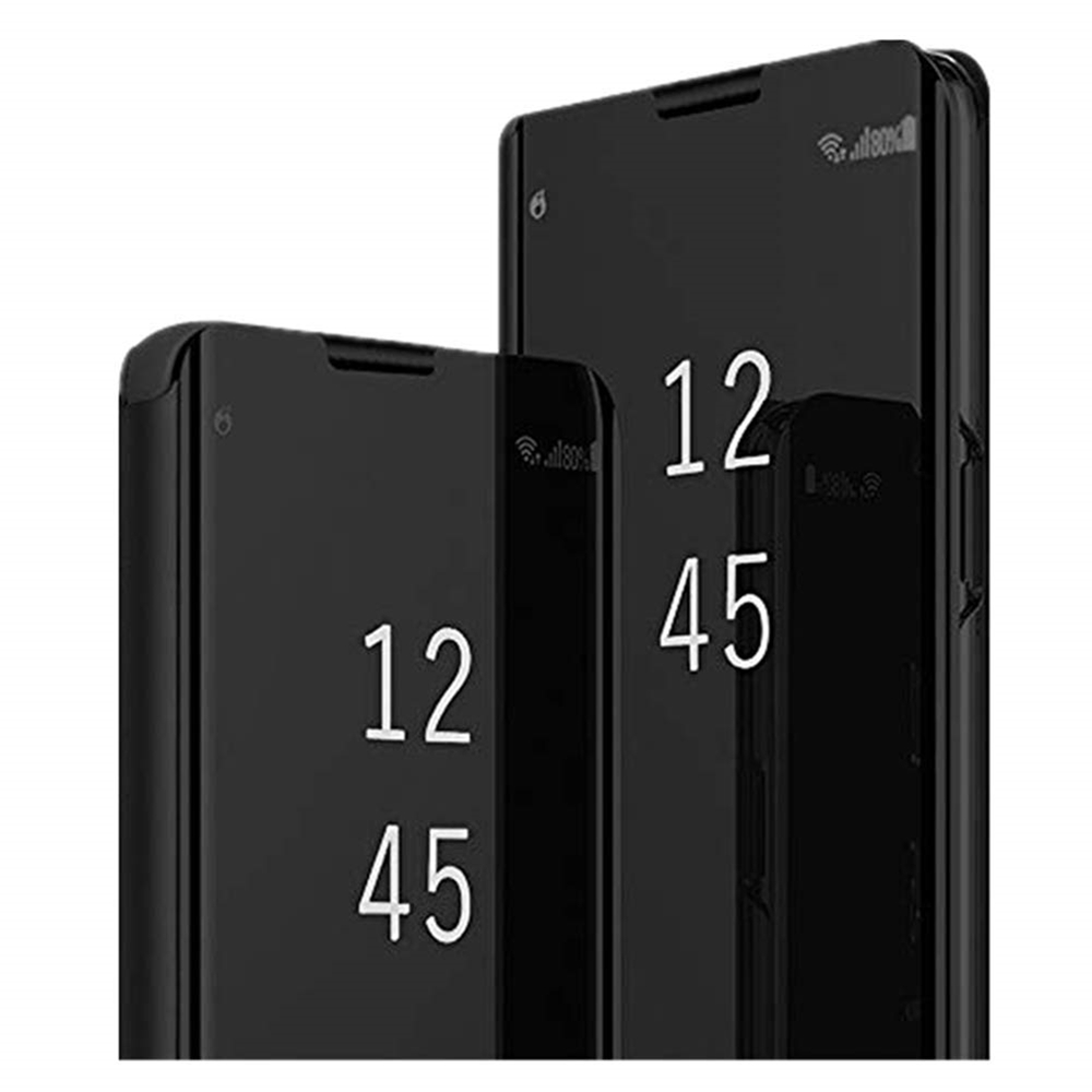 Plating Mirror Leather Flip Phone Cover For Apple Iphone 15 Pro Max Case Magnetic Book Stand Coque I Phone Iphone15 ProMax Plus: Cotton Fabric / black