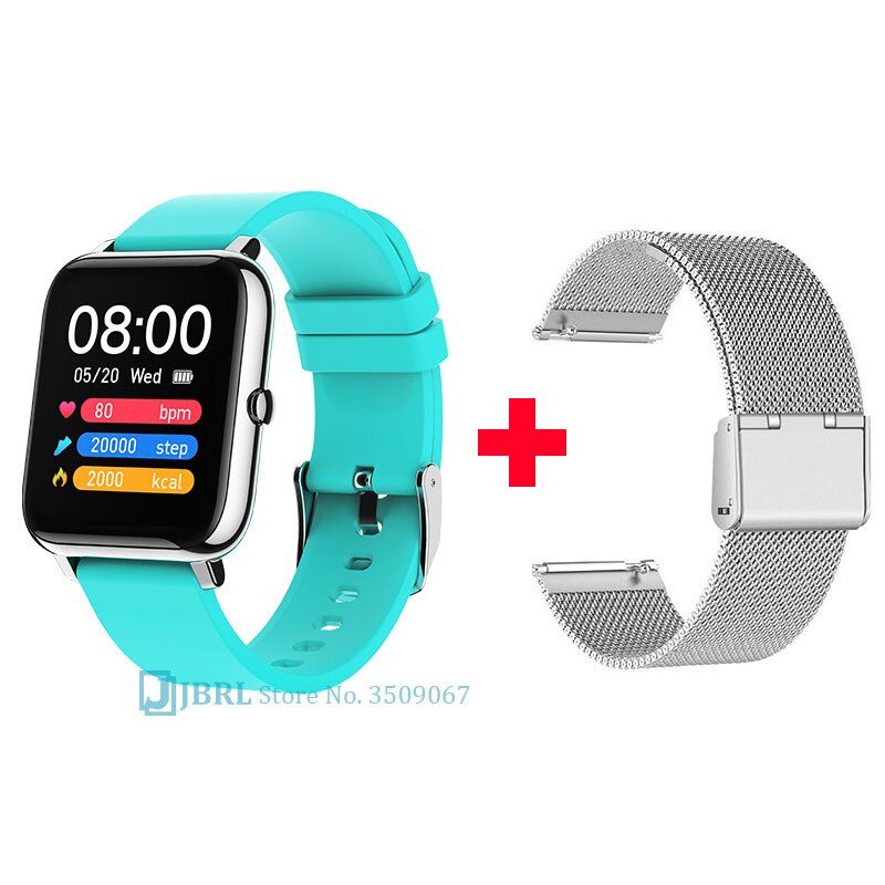 Square Digital Watch Women Sport Men Watches Electronic LED Female Ladies Wrist Watch For Women Men Clock Male Wristwatch Hours: green add strap 3
