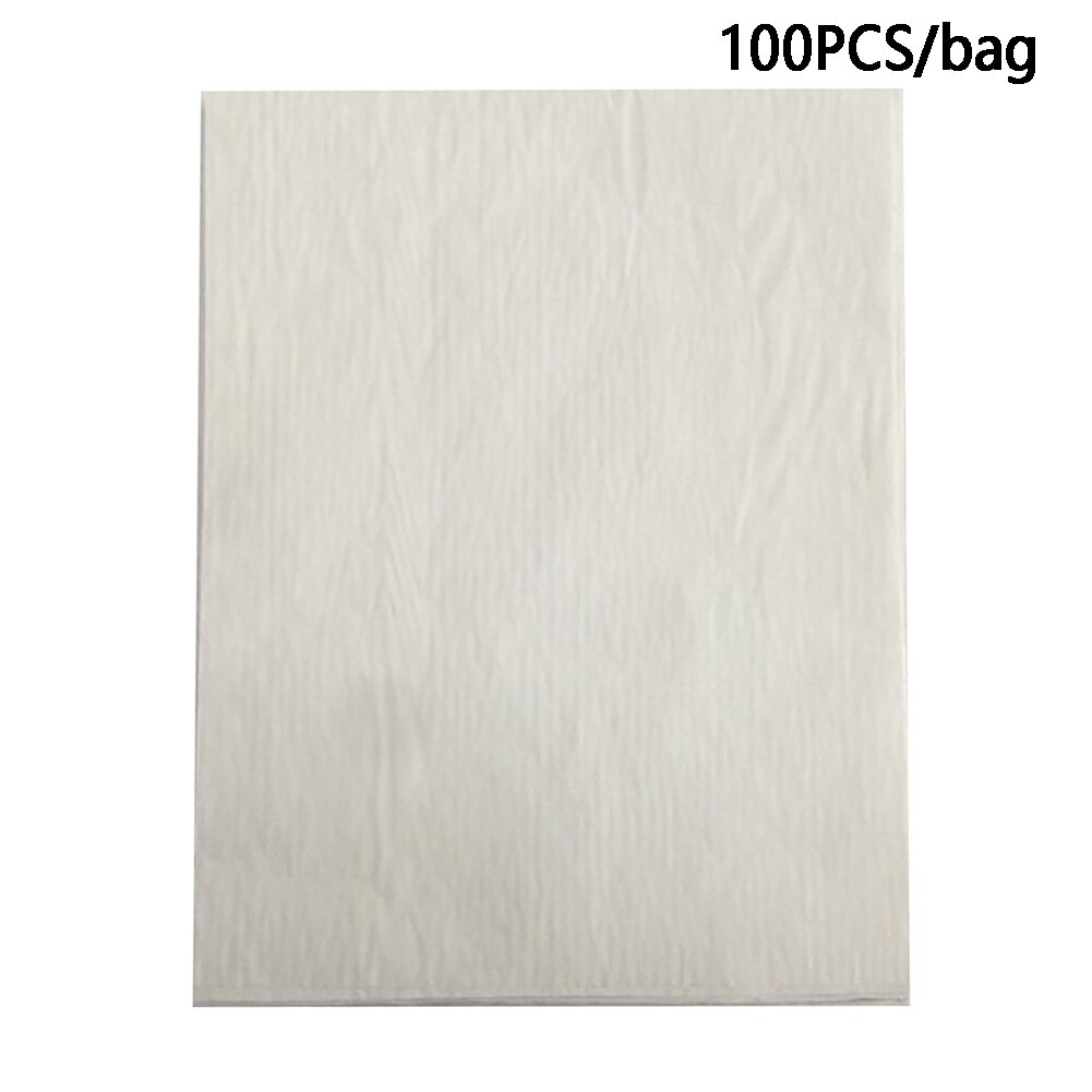 100pcs Painting A4 Craft One Side Fabric Drawing Reusable Tracing Copy DIY Handmade Cloth Colorful Carbon Paper Home Office: white