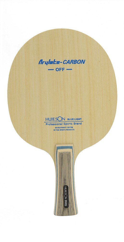 Huieson 7 capas arilate fibra de carbono Tenis de Mesa hoja ligera raqueta de tenis de mesa ataque rápido accesorios de Ping Pong: Long Handle