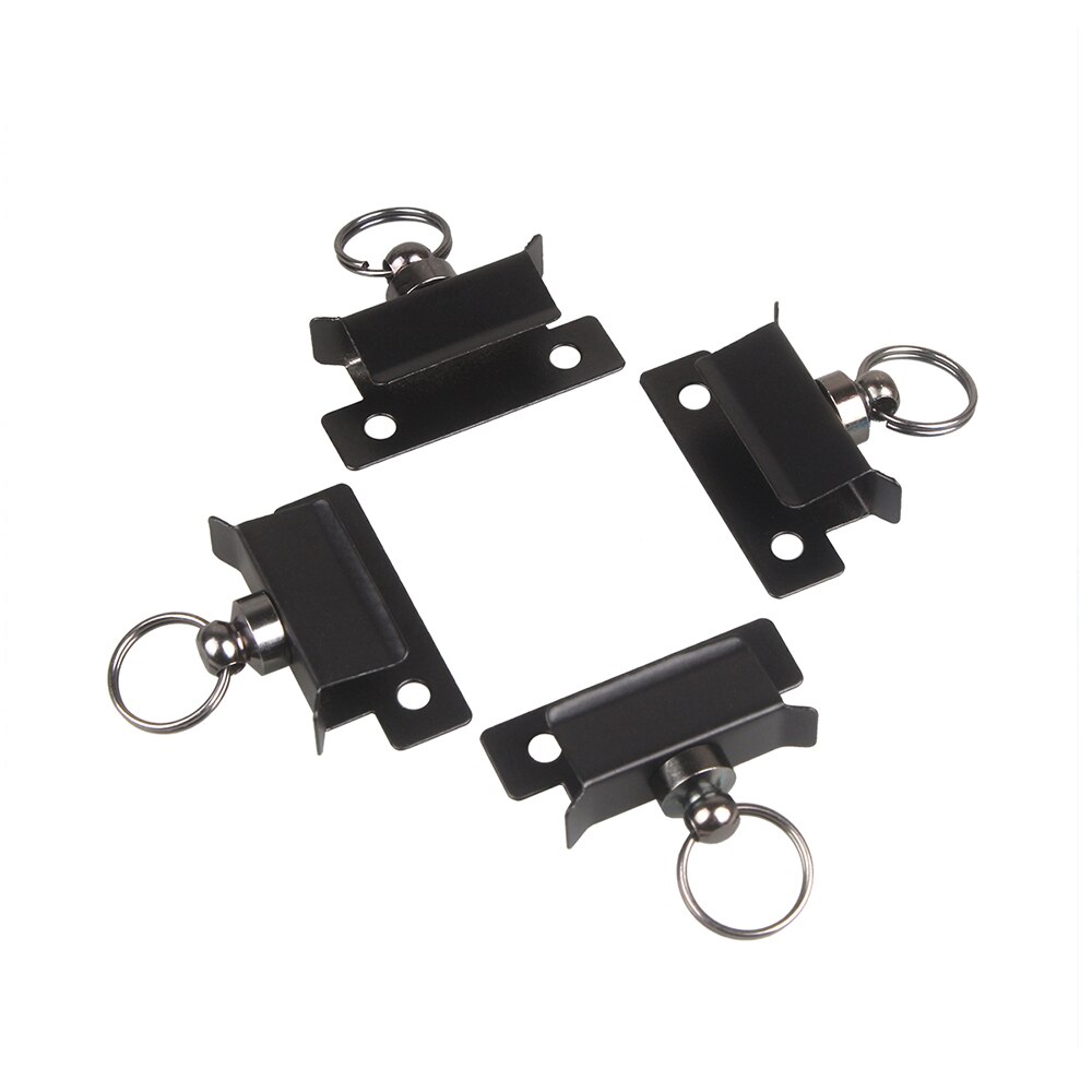 XCR3D 4pcs 3D Printer Parts Glass Platform Clamp Heated Bed Clip Colours Stainless Steel Plate Holder with Pull Ring for ender 3