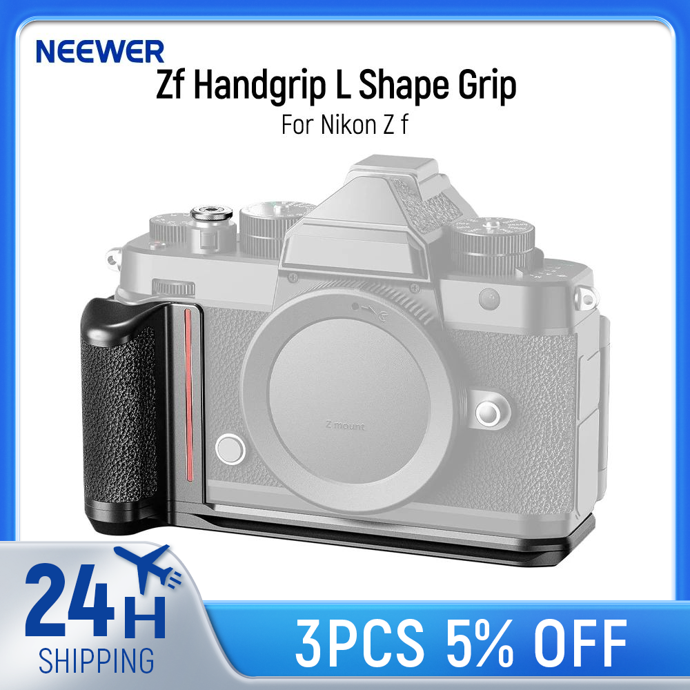 NEEWER Zf Handgriff L-förmiger Griff für Nikon Z f Ultradünne retro-Formfitting-Kameramontage-Grundplatte mit Griff und Aluminiumkappe