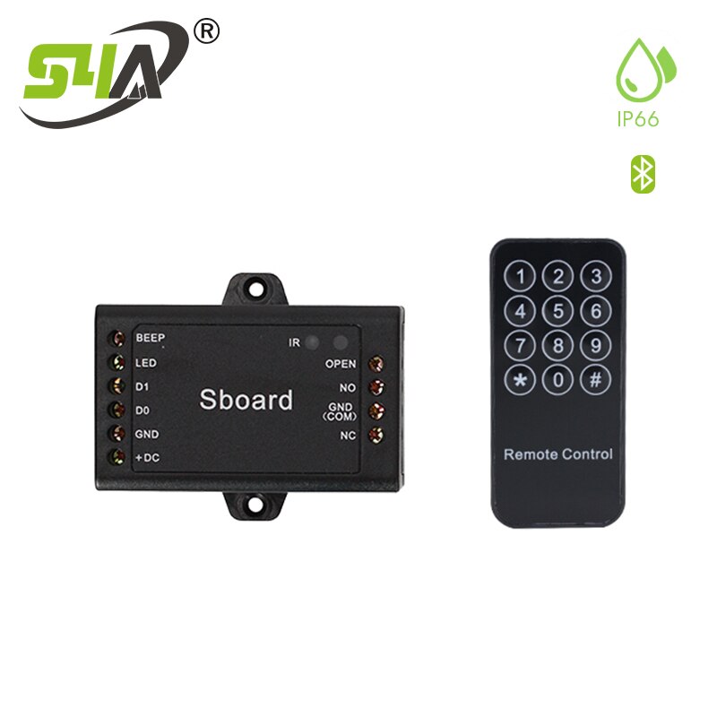 Tuya APP keyless door lock Waterproof Fingerprint Access Control Cheapest Standalone Keypad Finger +RFID Card Door Entry: Sboard-BT