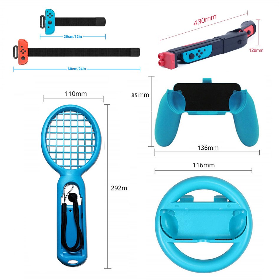 Controller Grips Joy-Con Case For Nintendo Nintend Switch Joy Con Handle NS N-Switch Game Console Accessories Kit Elf ball bag