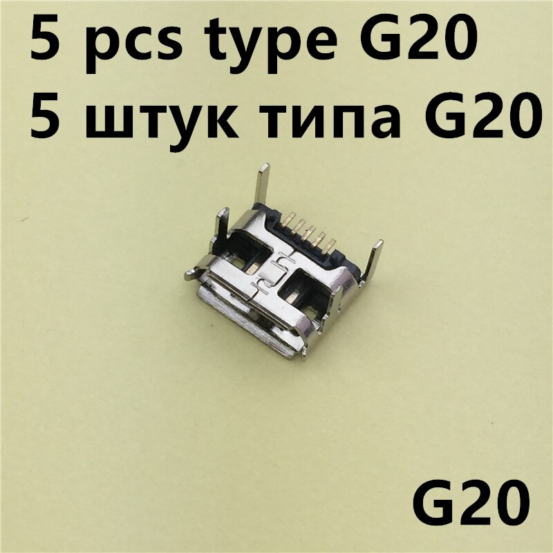 VGOL 10 Sets Micro USB Type B 5 Pin Mannelijke Jack Connector Soldeer Plug Adapter Plastic Shell voor Mobiele Telefoons Smartphones Computer Camera