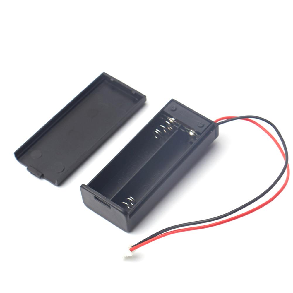 Battery Box 2 Section AAA For Microbit Battery Case PH2.0 3V With Cover Switch With Terminal For Microbit 2 AAA Batteries Case