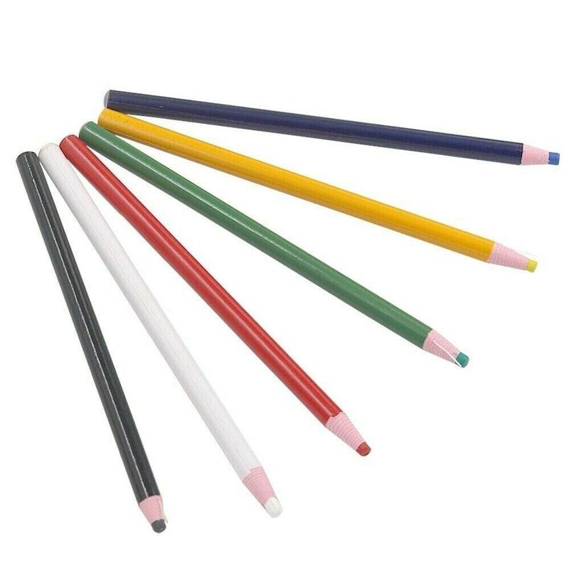 Lápices De cera para pintar tiza pluma marcadora De tela, juego De costura, Lapices para Sastre, Colores, tiza para dibujar De lápiz Q9Y4, 1 Uds.