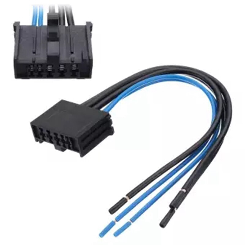Heater Blower Motor Resistor Wiring Loom Connector Repair Kit 6450JP 6445ZL 6445KL for Peugeot 206 307 Citroen C3 Xsara: Default Title