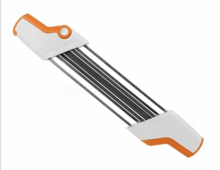 2 In 1 Metal Easy Chainsaw Chain File Sharpener 3/8 Inch P 4.0mm Replace For Stihl Chain