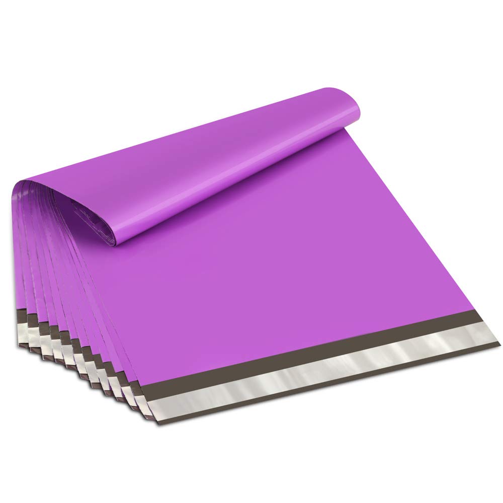 50Ppcs/lot Purple Plastic Envelope Self-seal Adhesive Courier Storage Bags Plastic Poly Envelope Mailer Bags