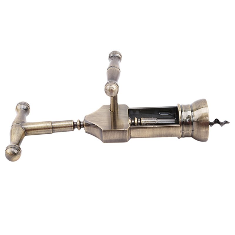Multifunctionele rode wijnopener Wijnkurkentrekker Professionele hendelflesopener, Klassieke hendelkurkentrekker Creatieve flesopener van zinklegering Obers Kurkentrekker, voor thuisrestaurant Chateau-bars, cafés, voor wijn, champagne, geschikt voor