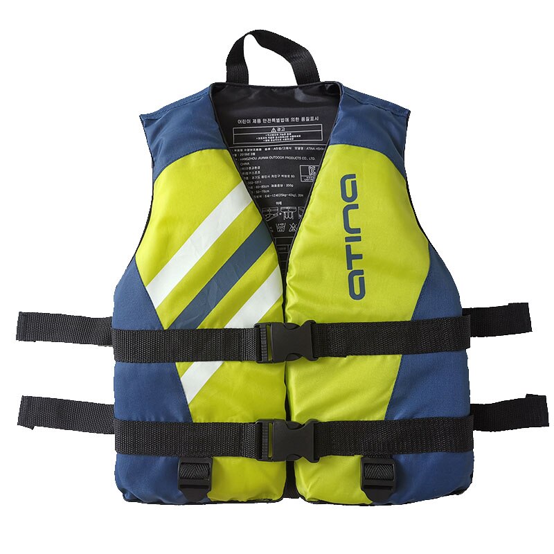 Chaleco salvavidas para niños de 7 a 10 años, salvavidas de espuma de aprendizaje, para nadar, hasta 35 KG: Yellow Green