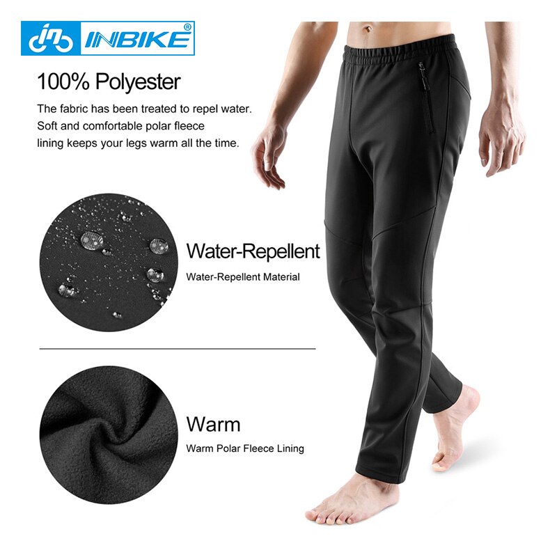 INBIKE Thermal Outdoor Pants Waterproof Hiking Pants Mountain Climbing Trousers Trekking Fishing Camping Pants Men Causal Winter
