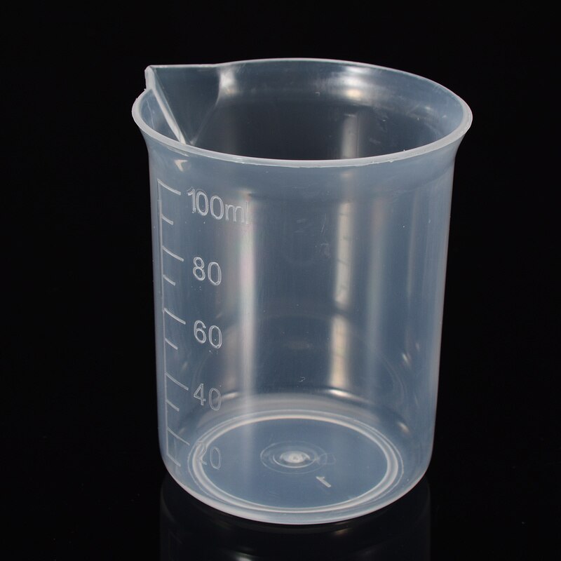100ml Clear Plastic Measuring Jug Measure Cup Graduated Surface Kitchen Lab Measuring Tool Home DIY Craft Mixing Measuring Cup