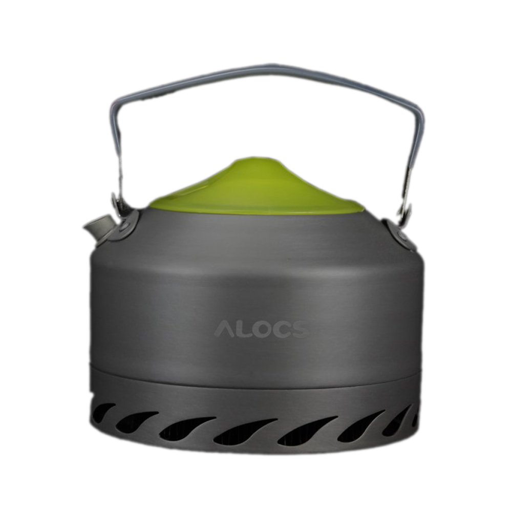 ALOCS Draagbare Aluminium Oxide Outdoor Camping Picknick Pot Theepot Waterkoker 0.9L: Default Title