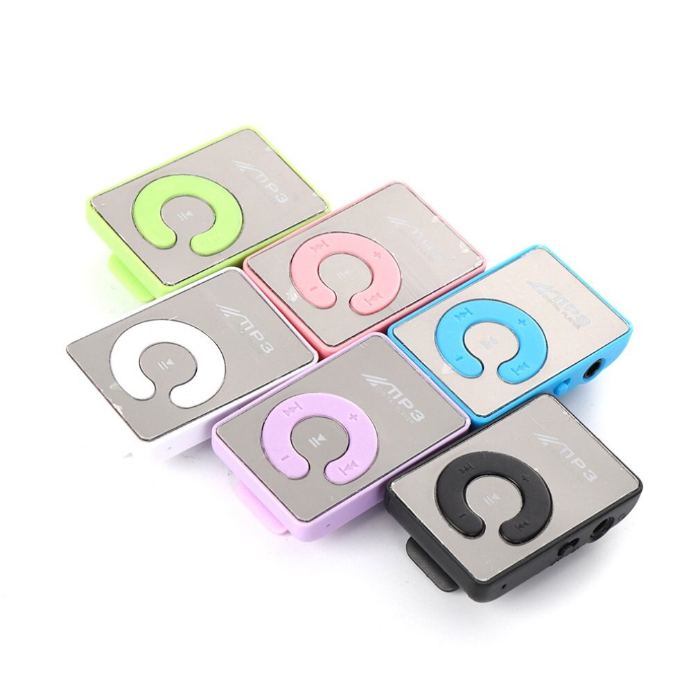 Nuovo Mini Clip a specchio lettore MP3 moda portatile Sport USB lettore musicale digitale Micro SD TF Card Media Player