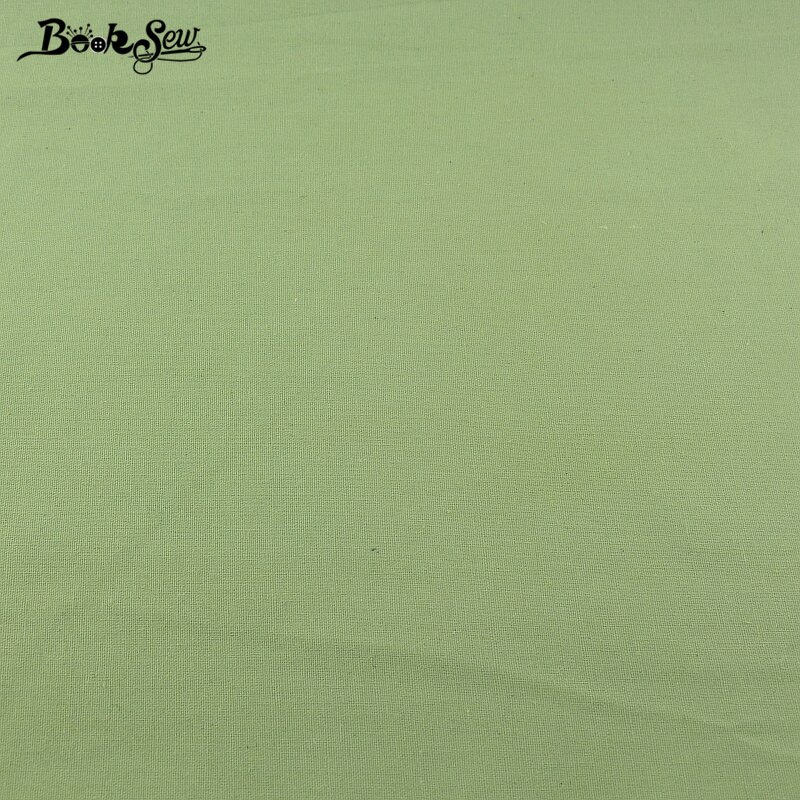 Booksew Cotton Linen Fabric Sewing Material Tissu For Tablecloth Pillow Bag Curtain Cushion Zakka Dark Green Home Textile