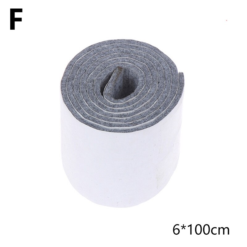 100cm/Rolle Anti-Unterhose Filz Möbel Bein Pad Selbst-Klebstoff matt Boden Schutz Tragen-breiter tabelle Sofa Bein Pads Stuhl Armaturen: F